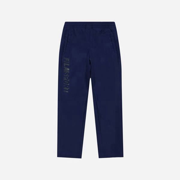Pantalón Jogger Fila Niños Azul Marino - Aurora Warm Up Fleece - España 624905JFW
